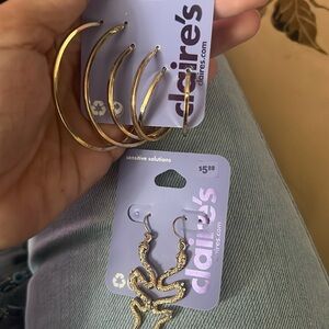 Claire’s earrings new
